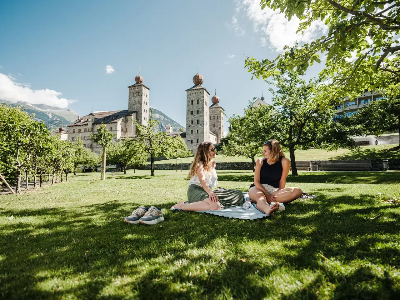 Sommer in Brig Stockalperschloss
